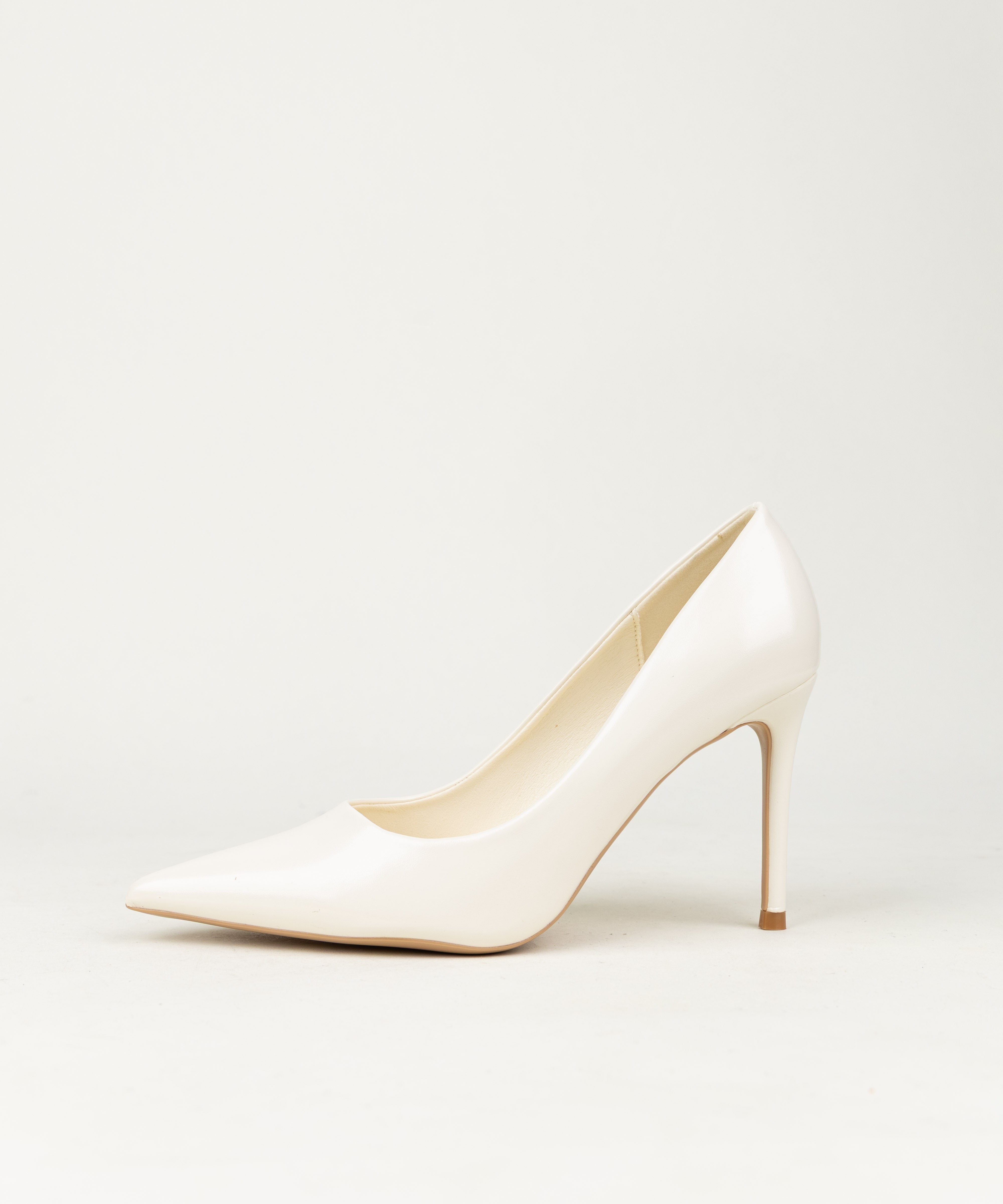 Nivra / Off White PU Štikle