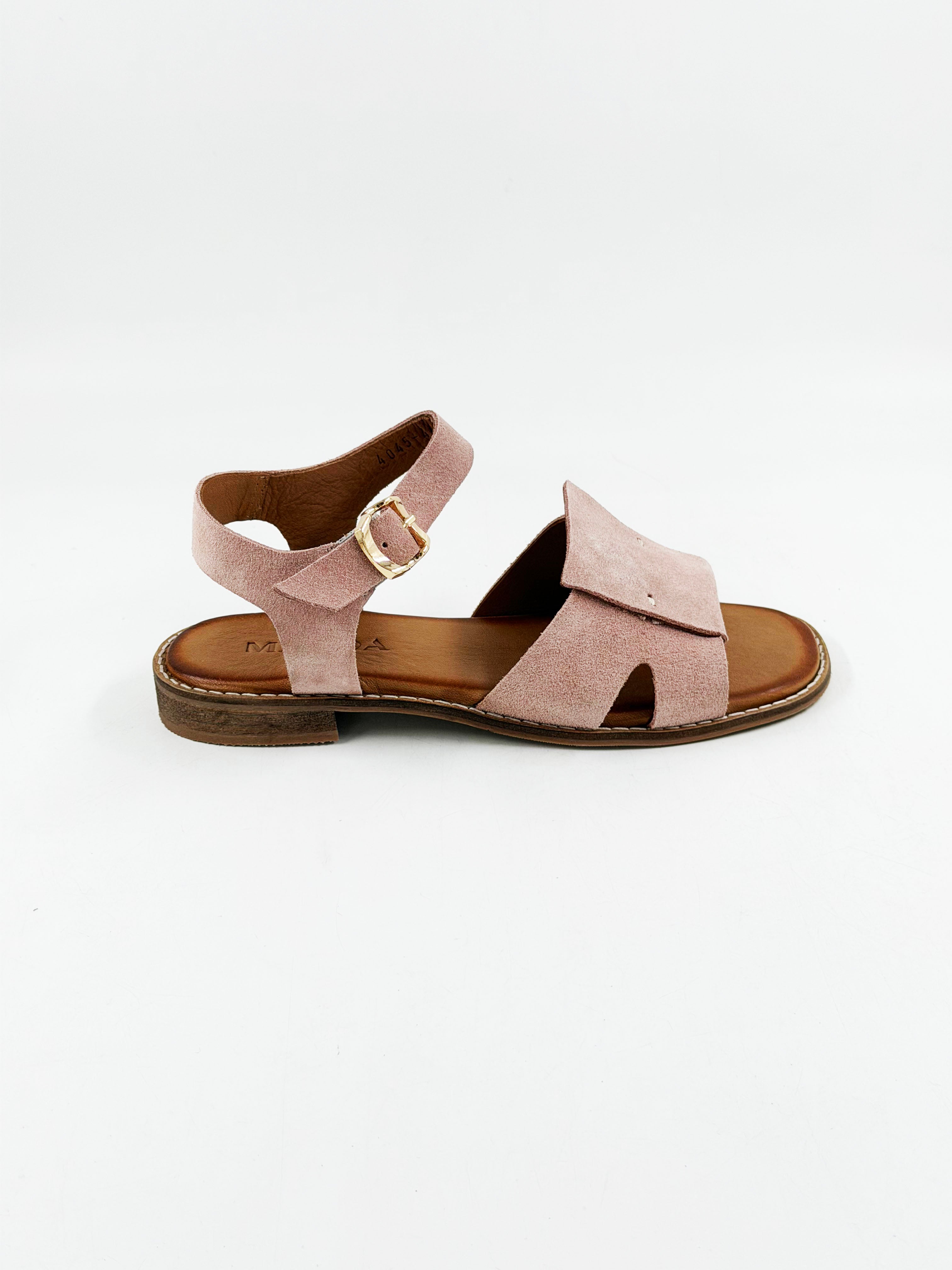 Leosta /Roze Kozne Sandale