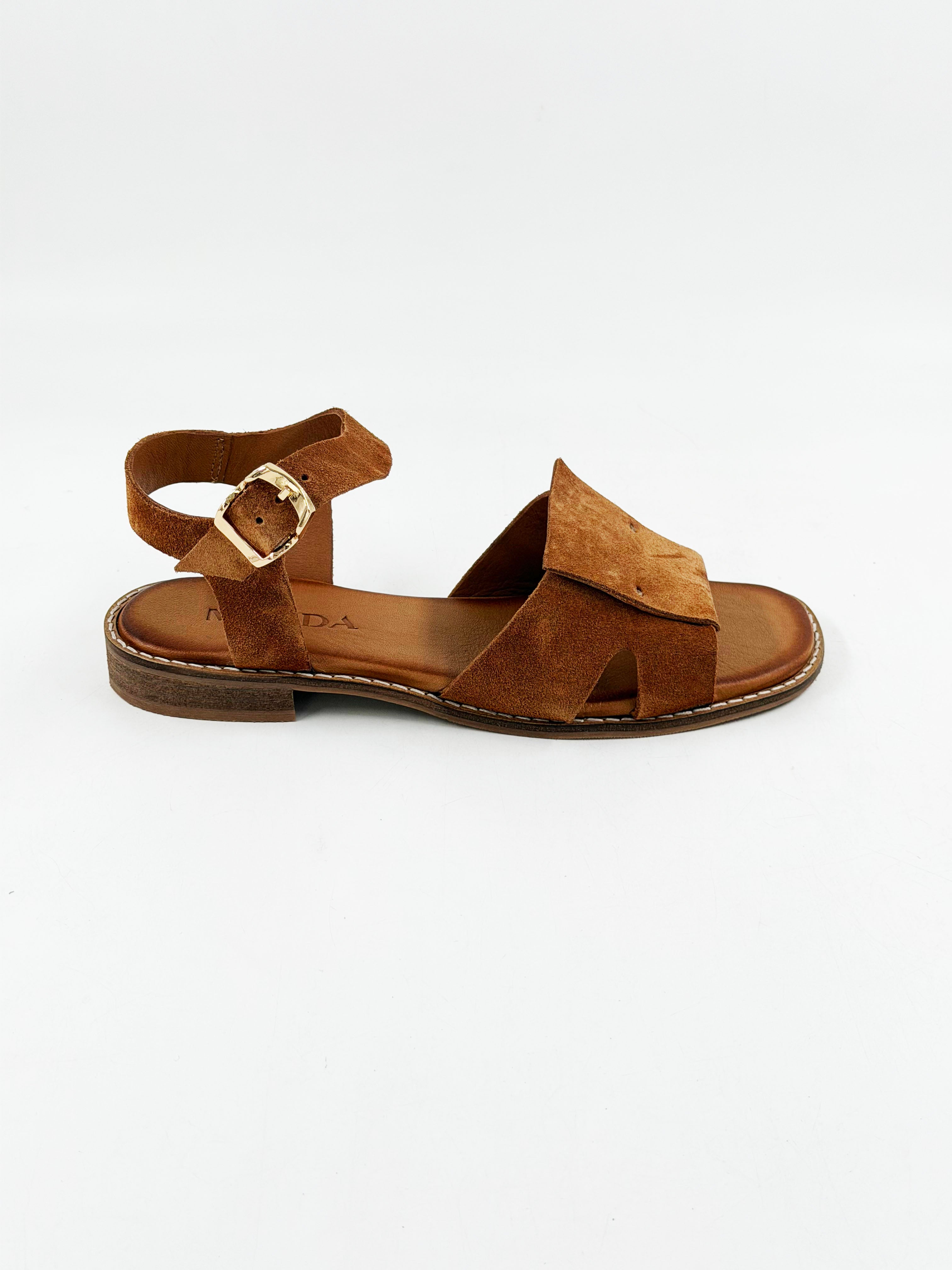 Leosta / Tan Kozne Sandale