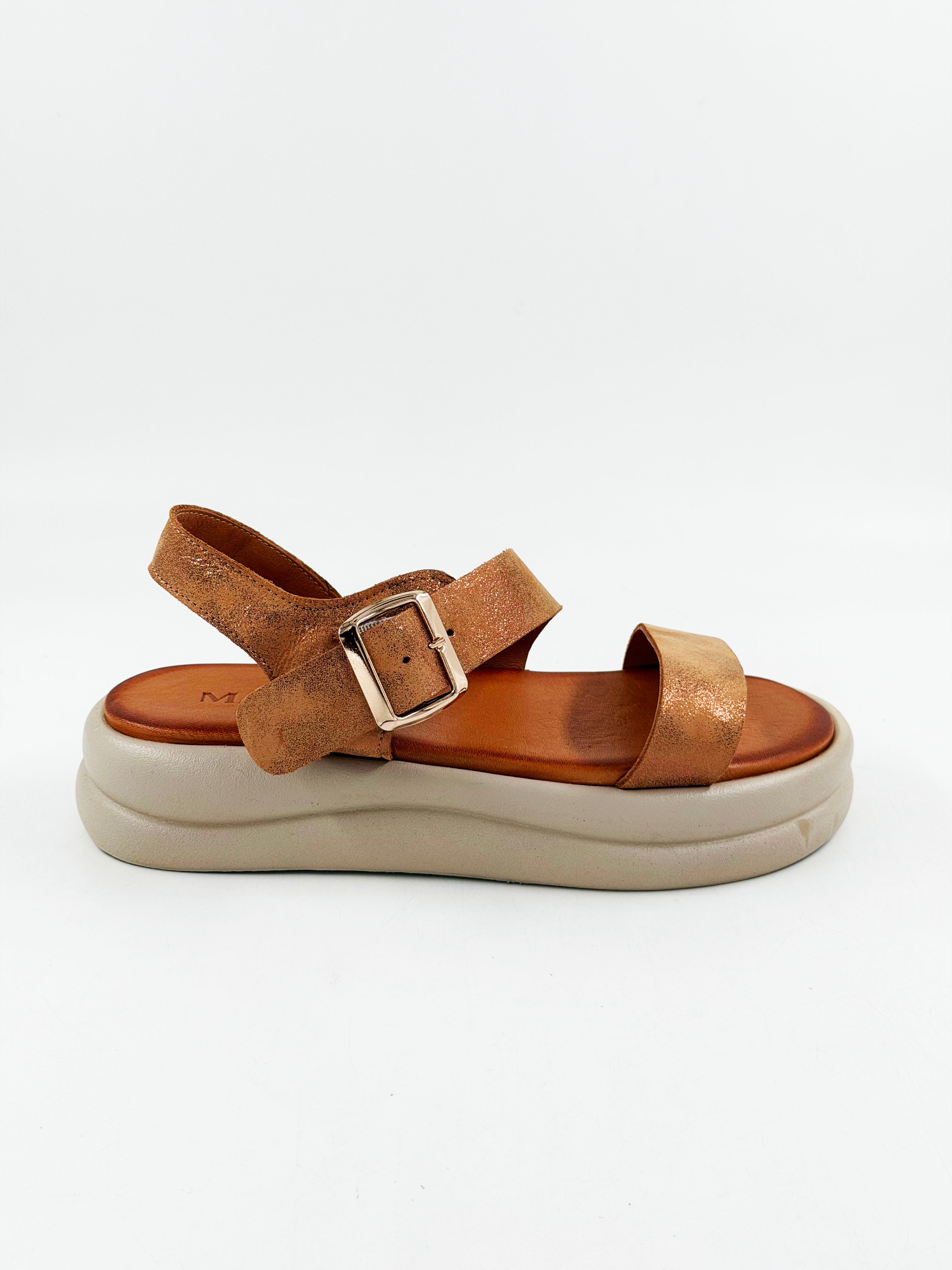 Mini / Tan Kozne Sandale