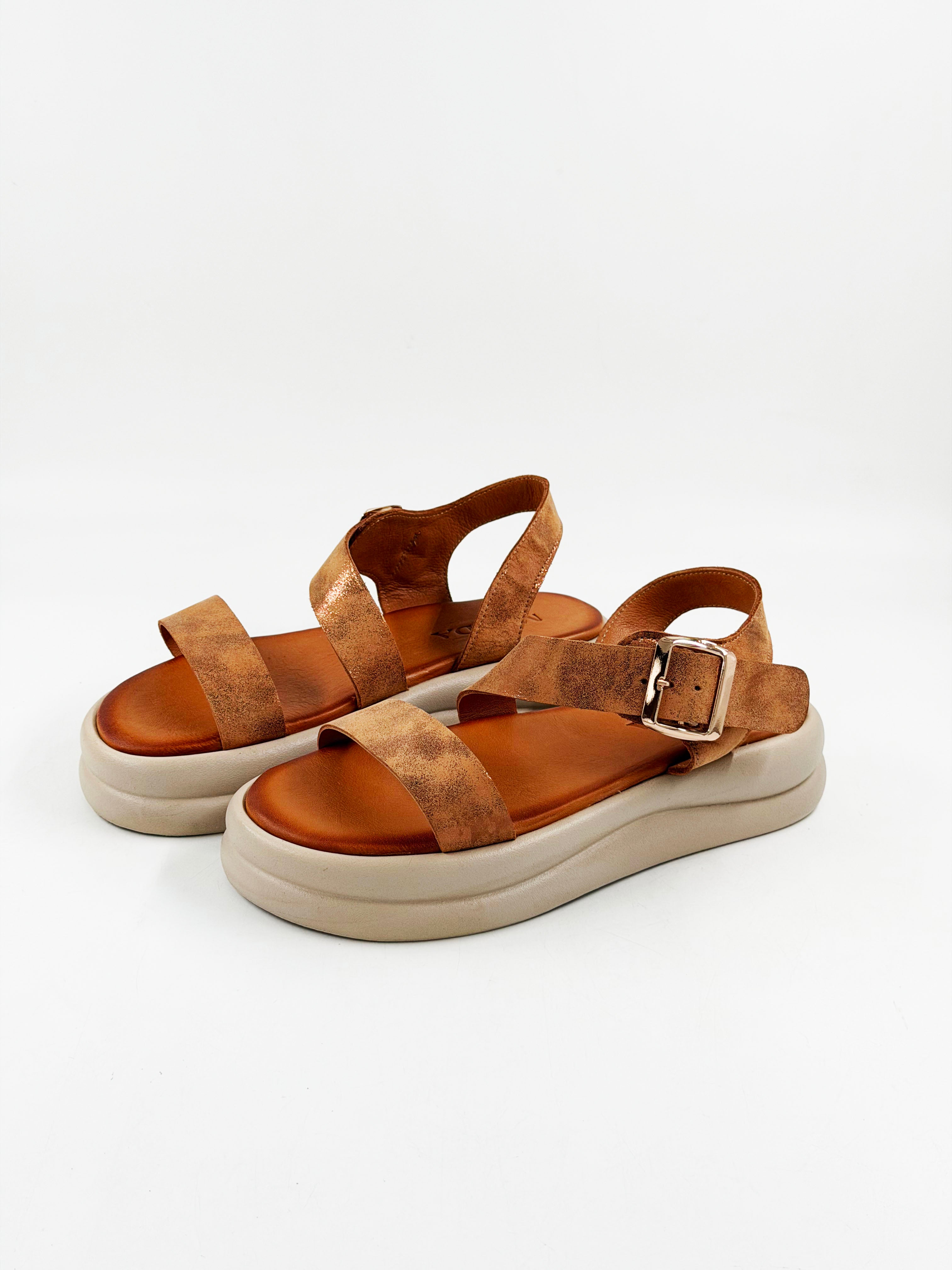 Mini / Tan Kozne Sandale